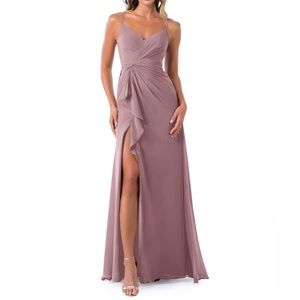 Azazie Emerald Bridesmaid Dress in Dusty Rose